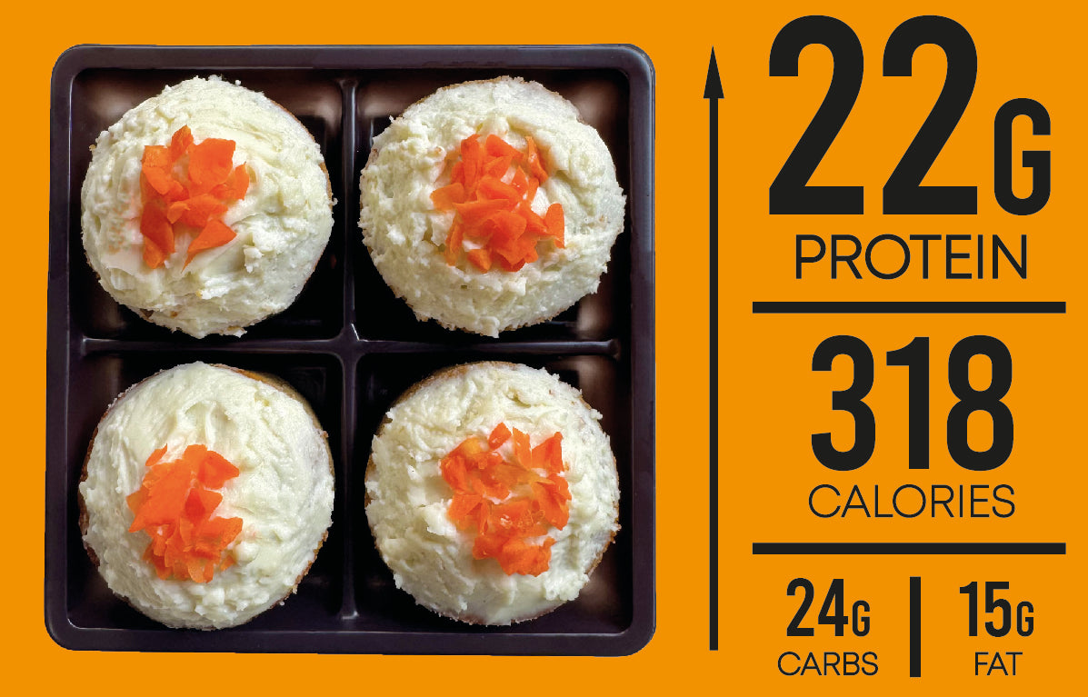 Protein Carrot Cake With Cream Cheese Frosting