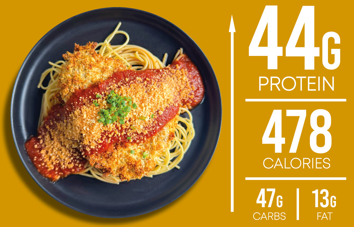 Chicken Parmesan With Spaghetti