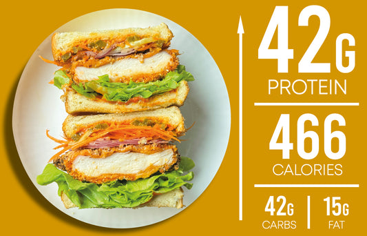 Buffalo Chicken Shokupan Sandwich