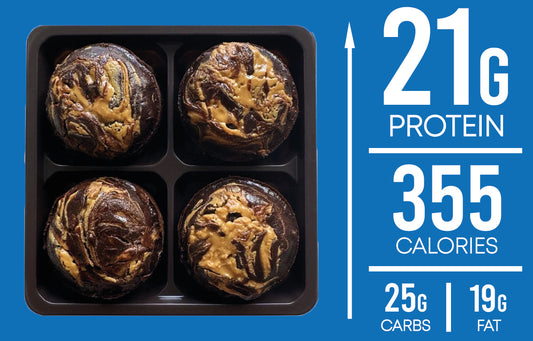 Peanut Butter Whey Protein Brownie