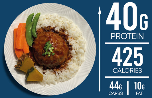 Japanese Pork Hamburg Steak With Rice