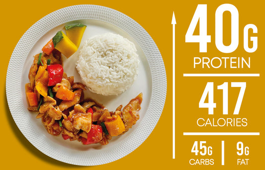Sweet And Sour Chicken With Rice
