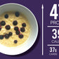 Overnight Vanilla Protein Oats with Blueberry & Granola
